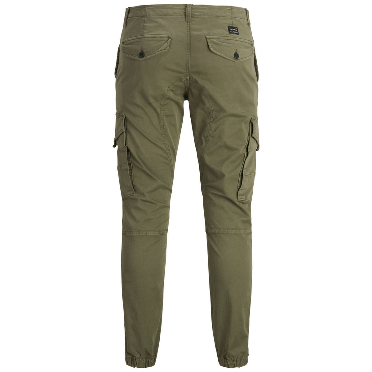 Image 2 : Pantalon homme Jack & Jones vert détail fermeture zip et poches — delvale