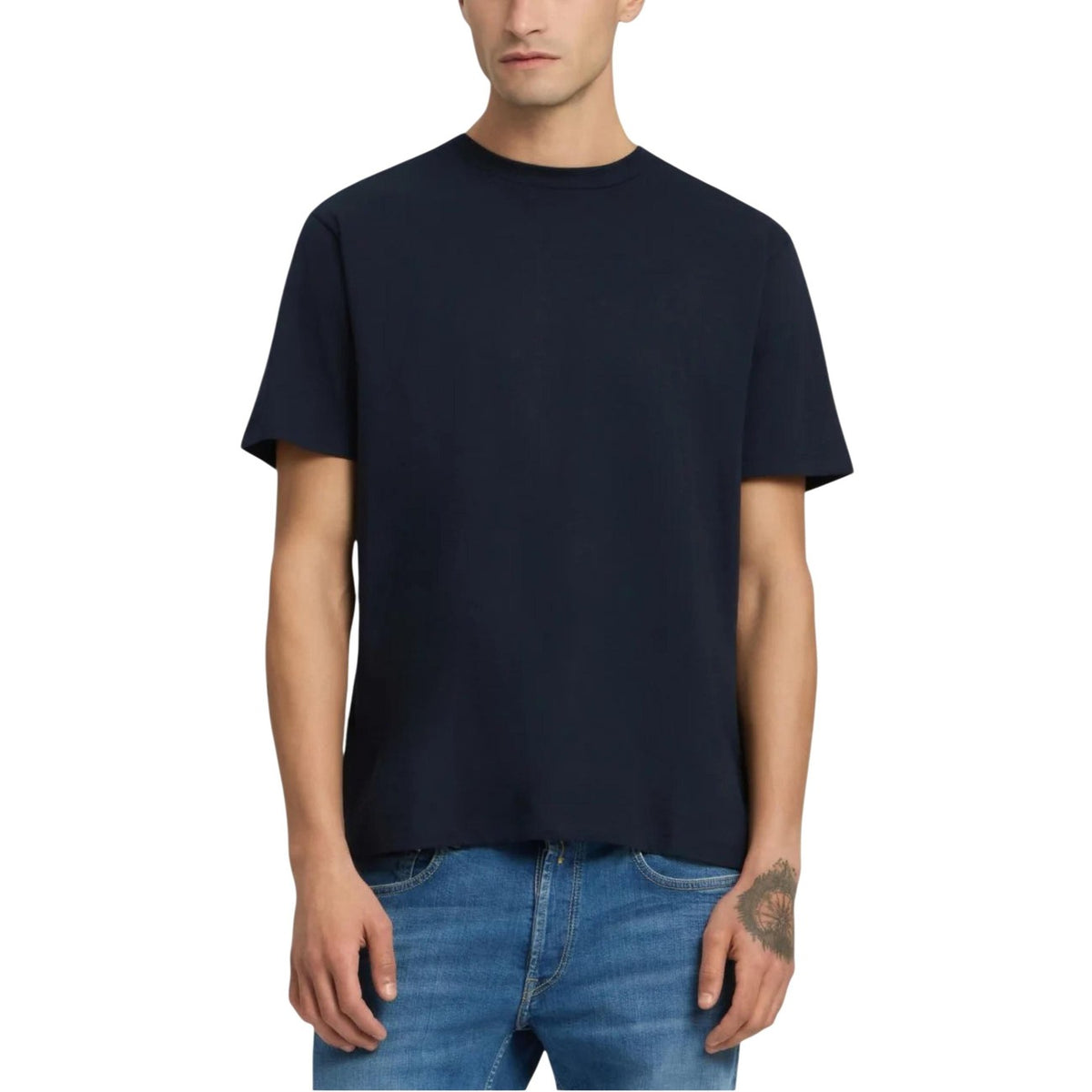Image 5 : T-shirt Replay homme vert coton premium vue de dos — Delvale