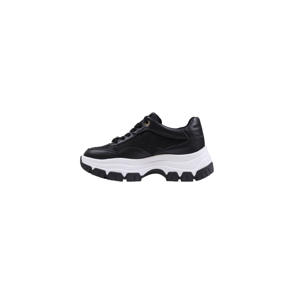 Image 3 : Baskets Guess femme noires sportives avec fermeture lacets, détail construction — delvale