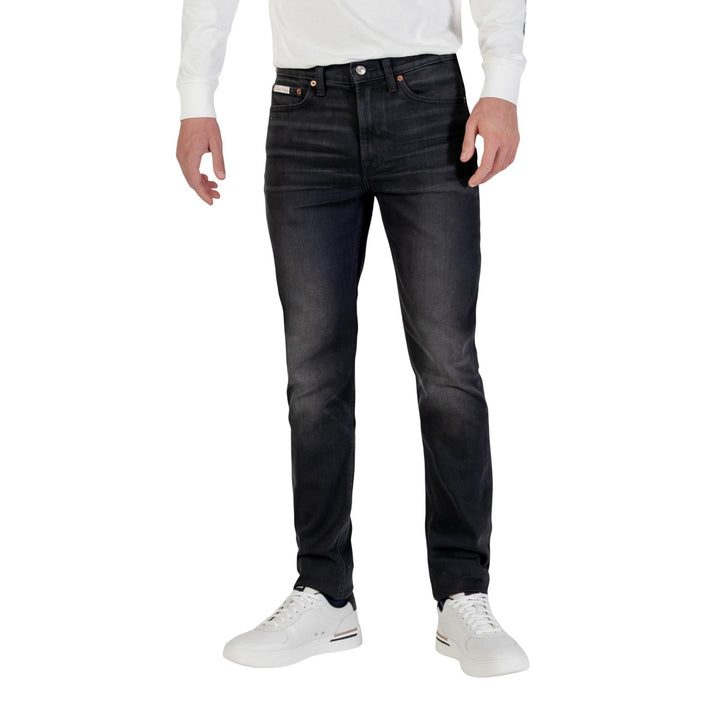 Image 1 : Jeans Calvin Klein homme noir regular fit coupe droite — Delvale