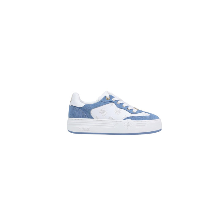 Image 1 : Baskets femme Guess bleues à lacets vue de face — delvale