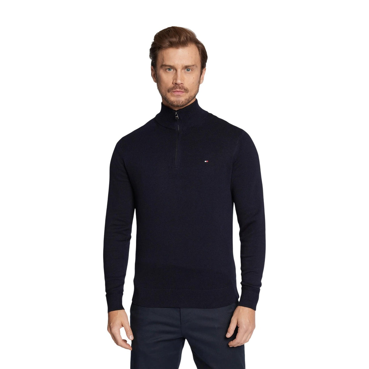 Image 5 : Pull Tommy Hilfiger homme coloris noir, style casual chic — Delvale