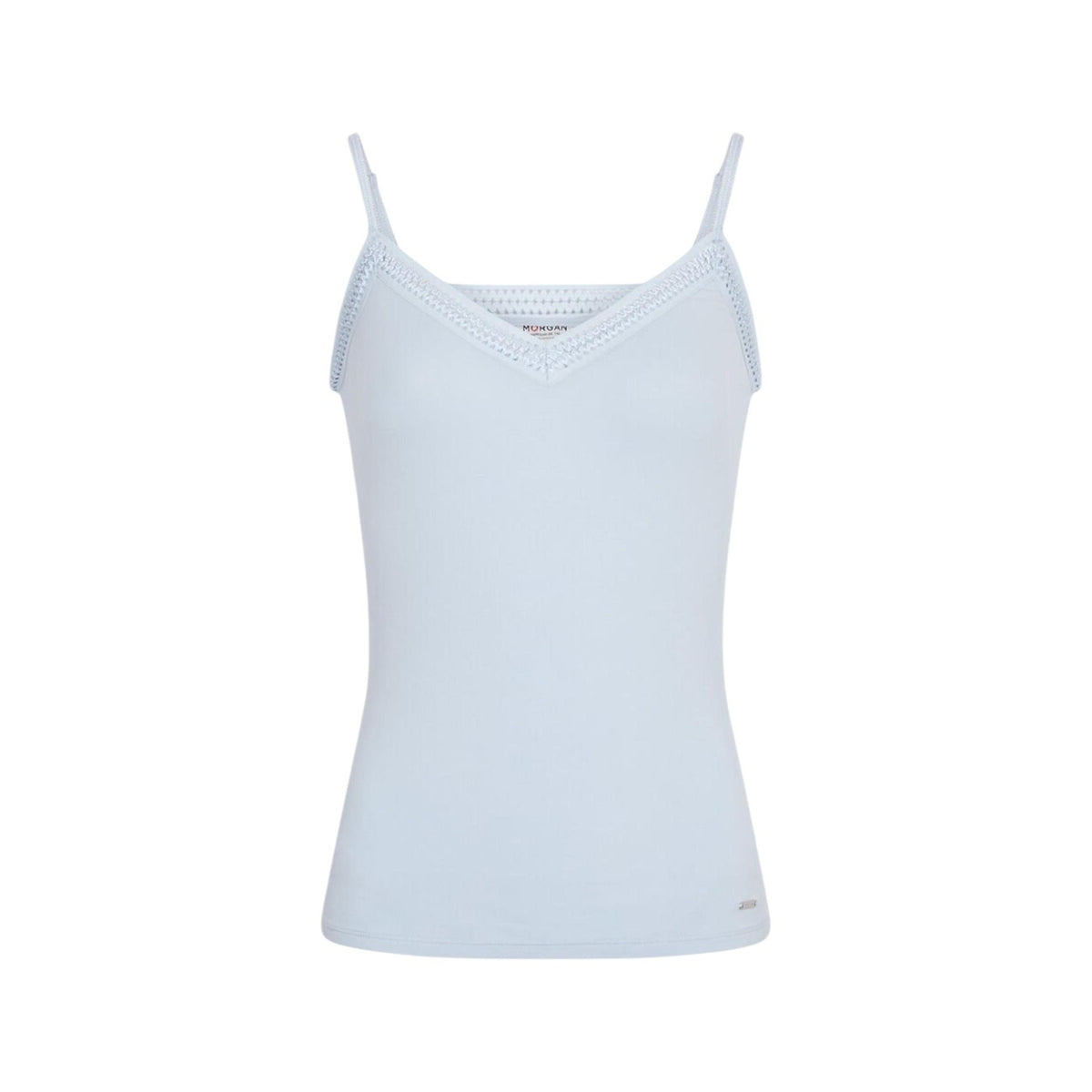 Image 3 : Débardeur femme Morgan De Toi bleu azur coupe ajustée viscose — delvale