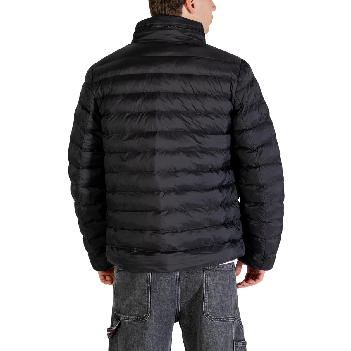 Image 3 : Veste Calvin Klein Jeans homme noire, vue arrière et coupe ajustée — Delvale