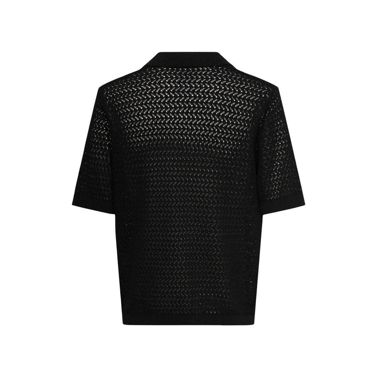 Image 2 : Polo Only & Sons homme noir coton organique vue détail — Delvale