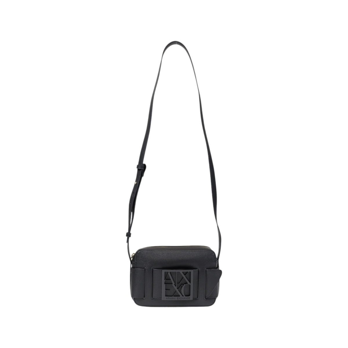 Image 1 : Sac bandoulière Armani Exchange noir monochrome vue de face — Delvale