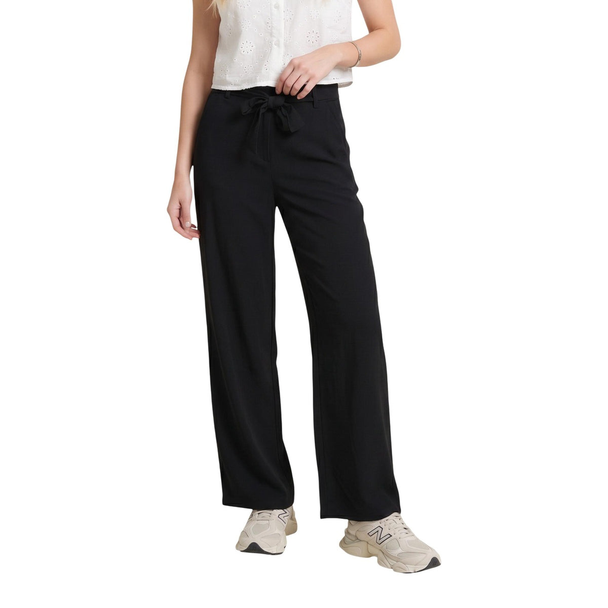 Only Pantalon Palazzo Imprimé Léopard Viscose Femme