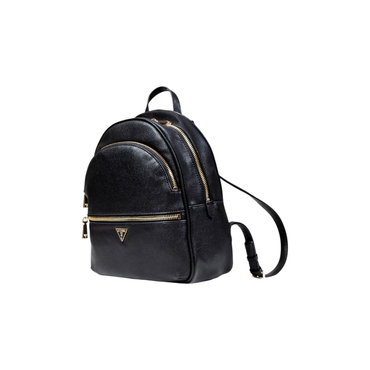 Image 3 : Sac à dos Guess femme noir premium, vue d'ensemble montrant les dimensions et bretelles — delvale