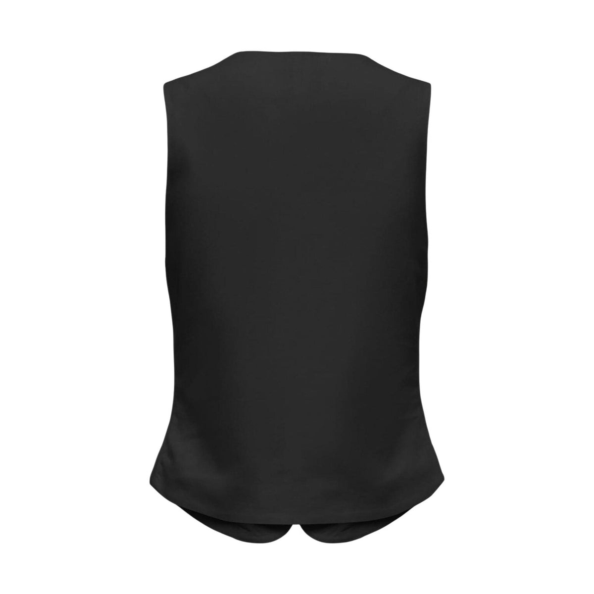 Image 3 : Gilet Only noir femme sans manches, vue de dos avec coupe ajustée — Delvale