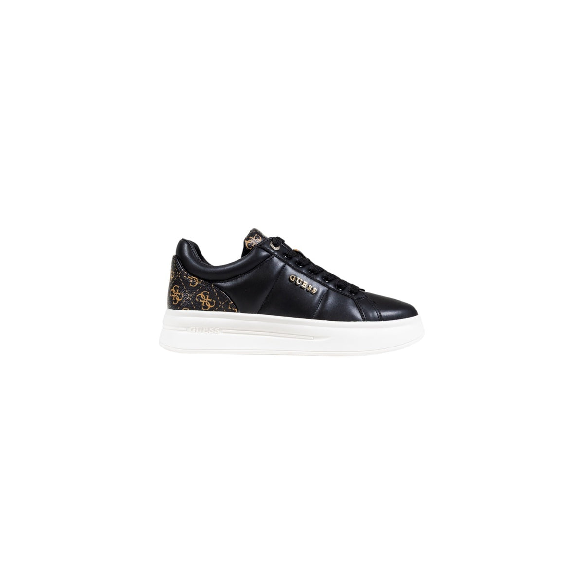 Image 1 : Baskets Guess femme noires à lacets, design urbain moderne — delvale