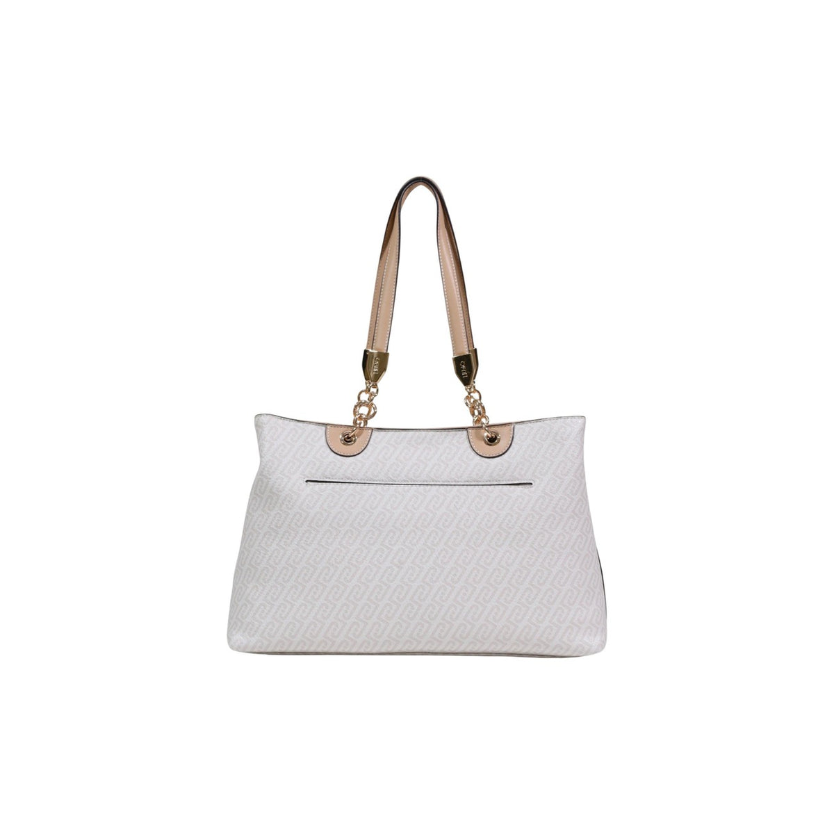 Image 2 : Détail des anses et de la chaîne dorée du sac Liu Jo monogramme femme — Delvale