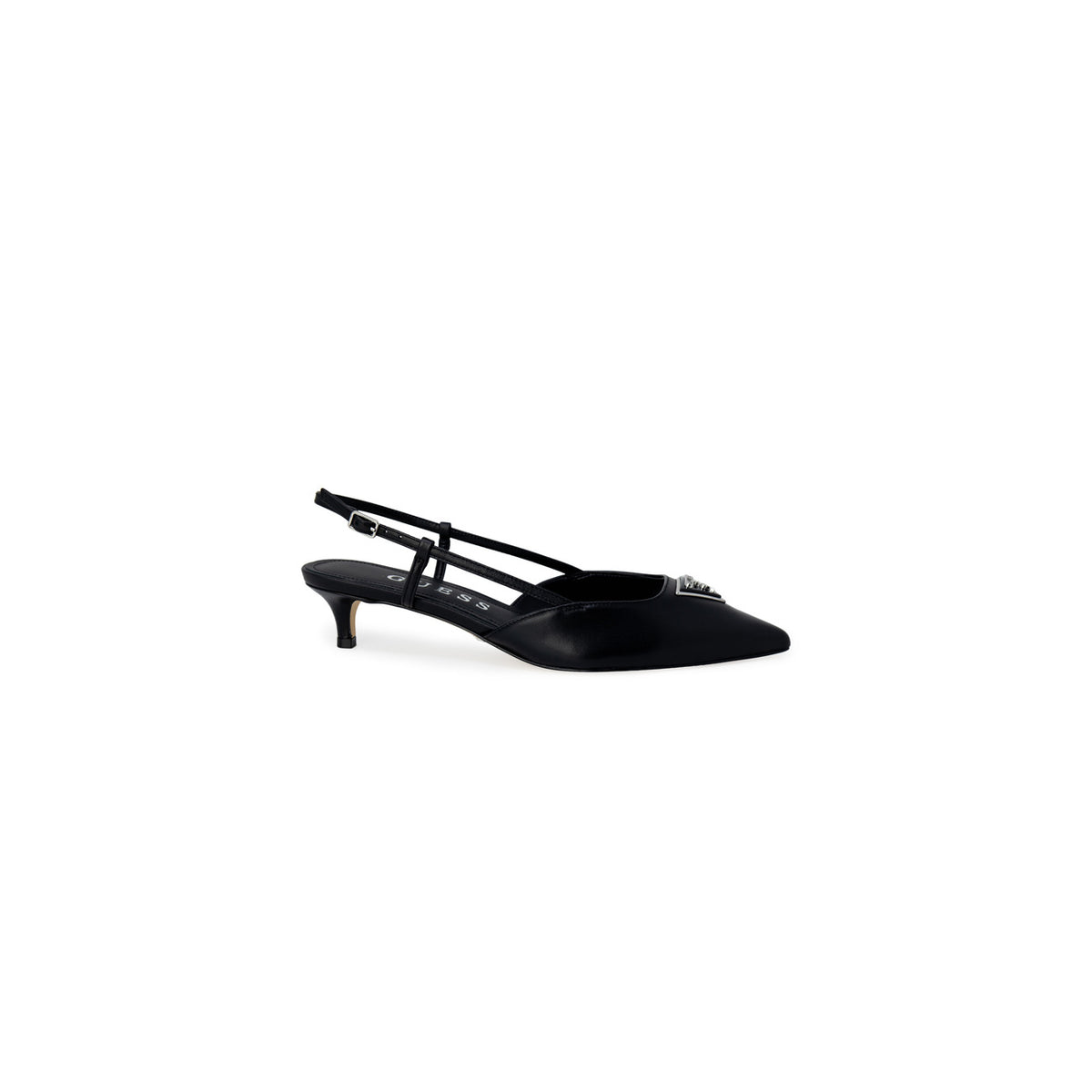 Image 4 : Escarpins Guess femme beige bout pointu talon 4cm vue arrière — delvale