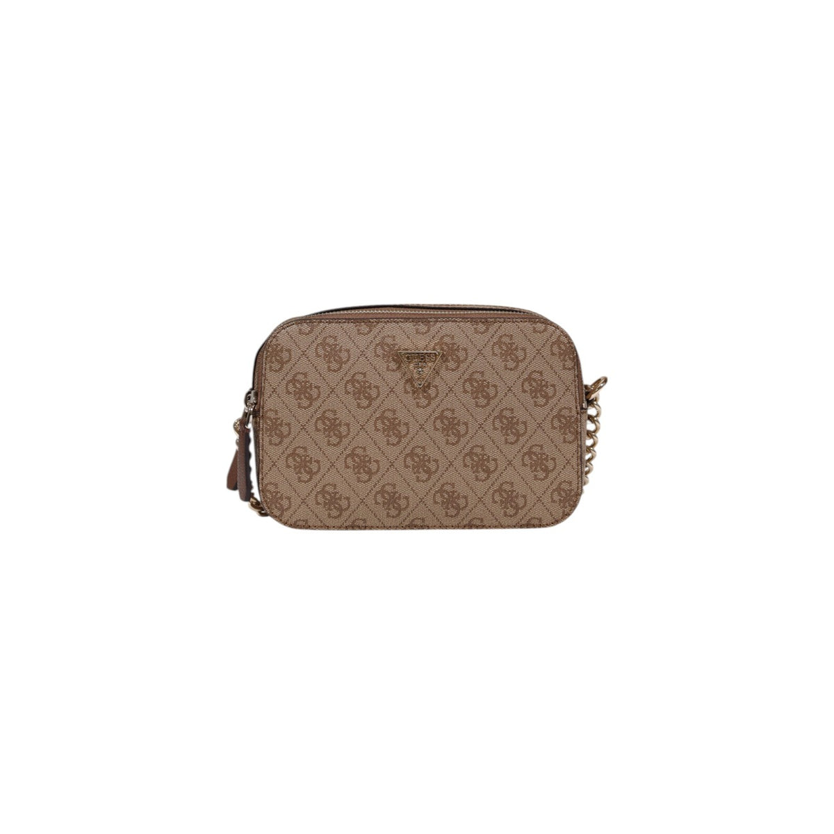 Image 2 : Sac bandoulière Guess marron femme avec fermeture éclair, vue de profil — Delvale