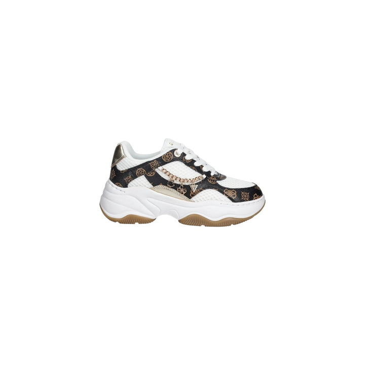 Image 1 : Baskets Guess femme marron sportives urbaines, vue de profil — delvale