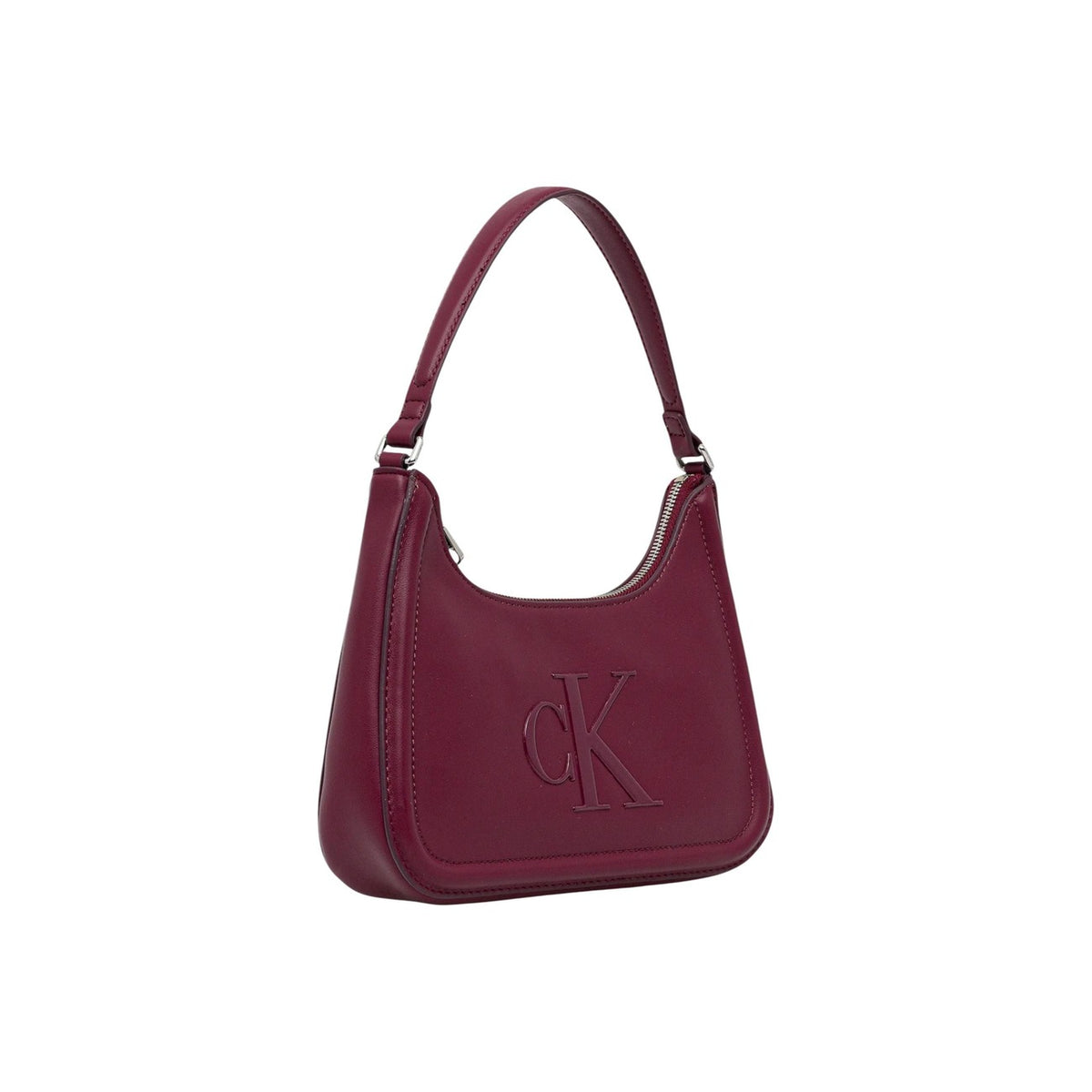 Image 2 : Calvin Klein sac trapèze femme vue profil monogramme multicolore design asymétrique — delvale