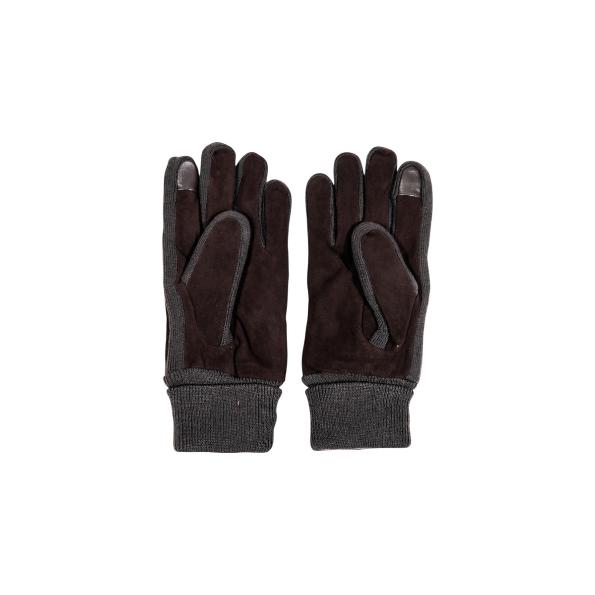 Image 2 : Détail couture et finition cuir des gants homme Barbour marron — Delvale