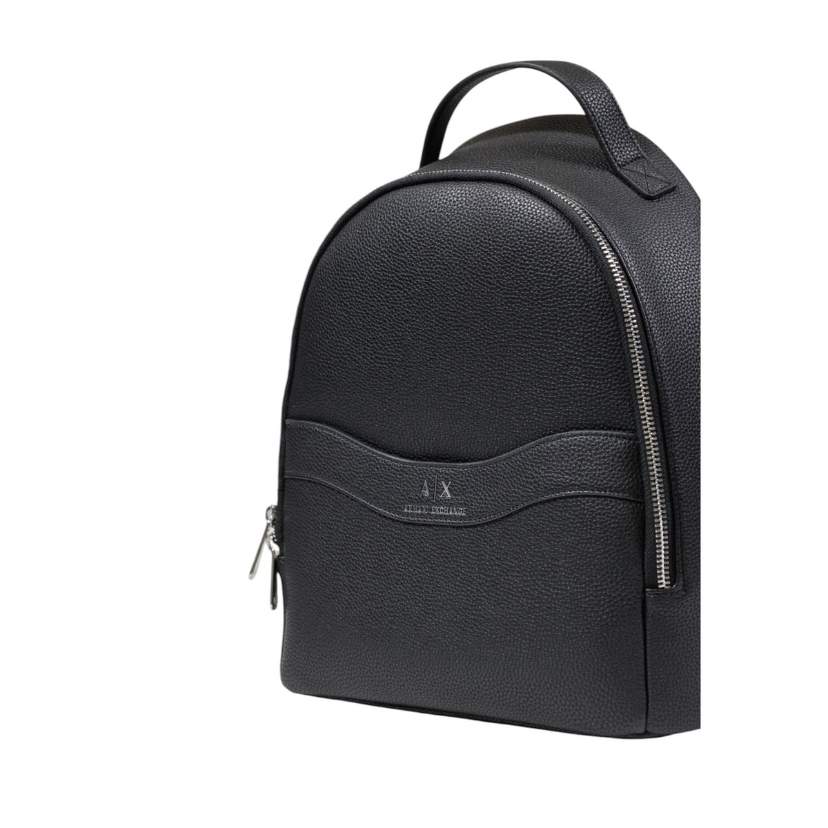 Image 5 : Vue de dos du sac à dos Armani Exchange femme noir, bretelles réglables et poignée supérieure — Delvale