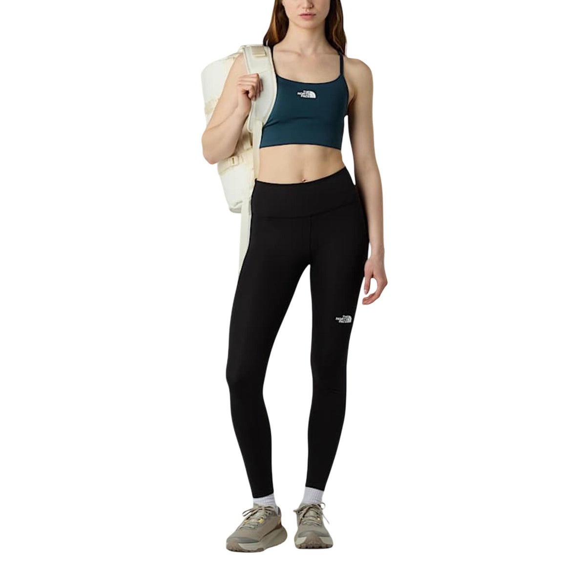 Image 2 : Pantalon The North Face femme noir, détail matière technique — delvale