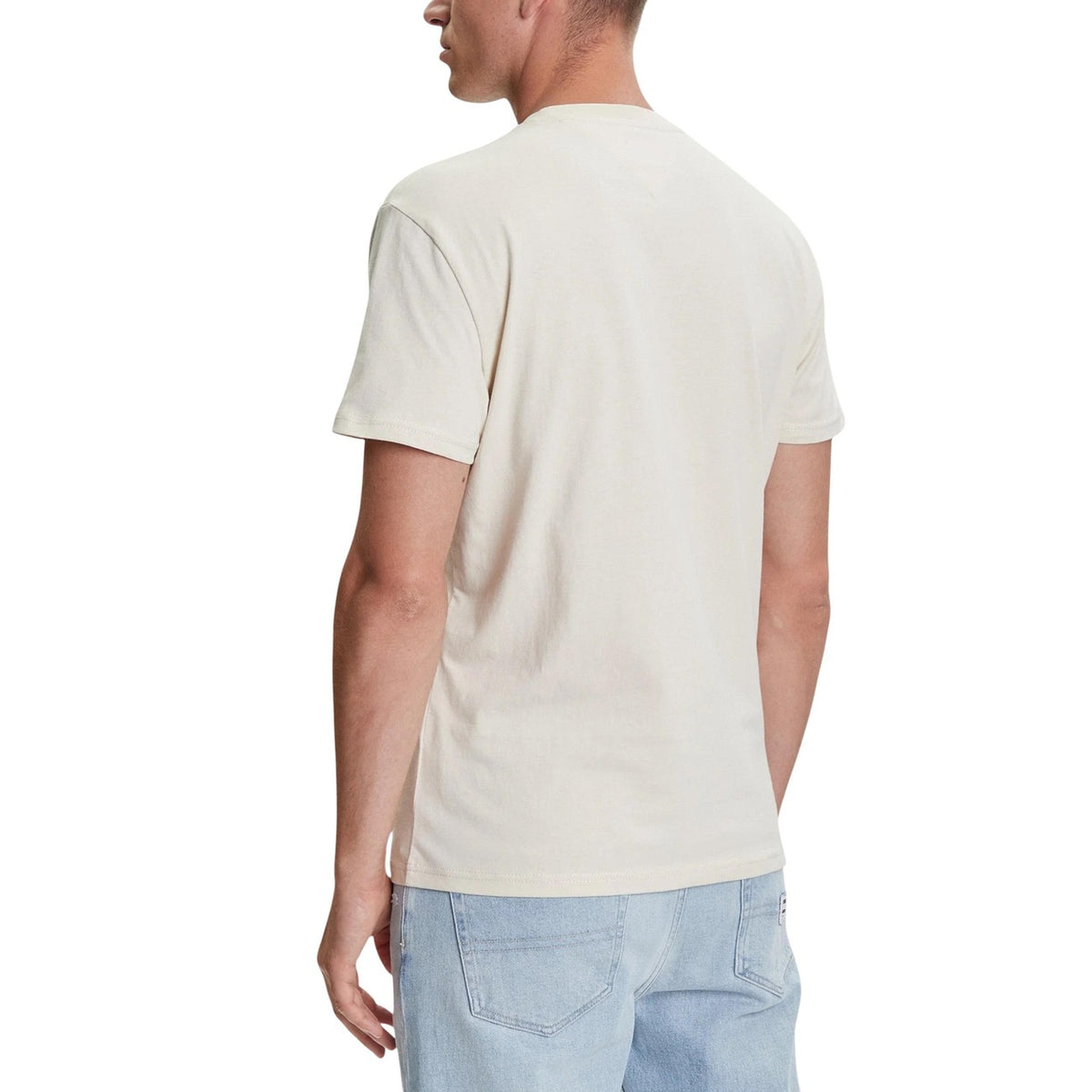 Image 3 : T-shirt homme beige Tommy Hilfiger Jeans coupe moderne casual — Delvale