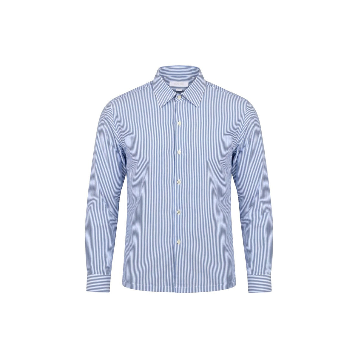 Image 3 : Chemise coton homme Only & Sons bleu azur portée, style décontracté — Delvale