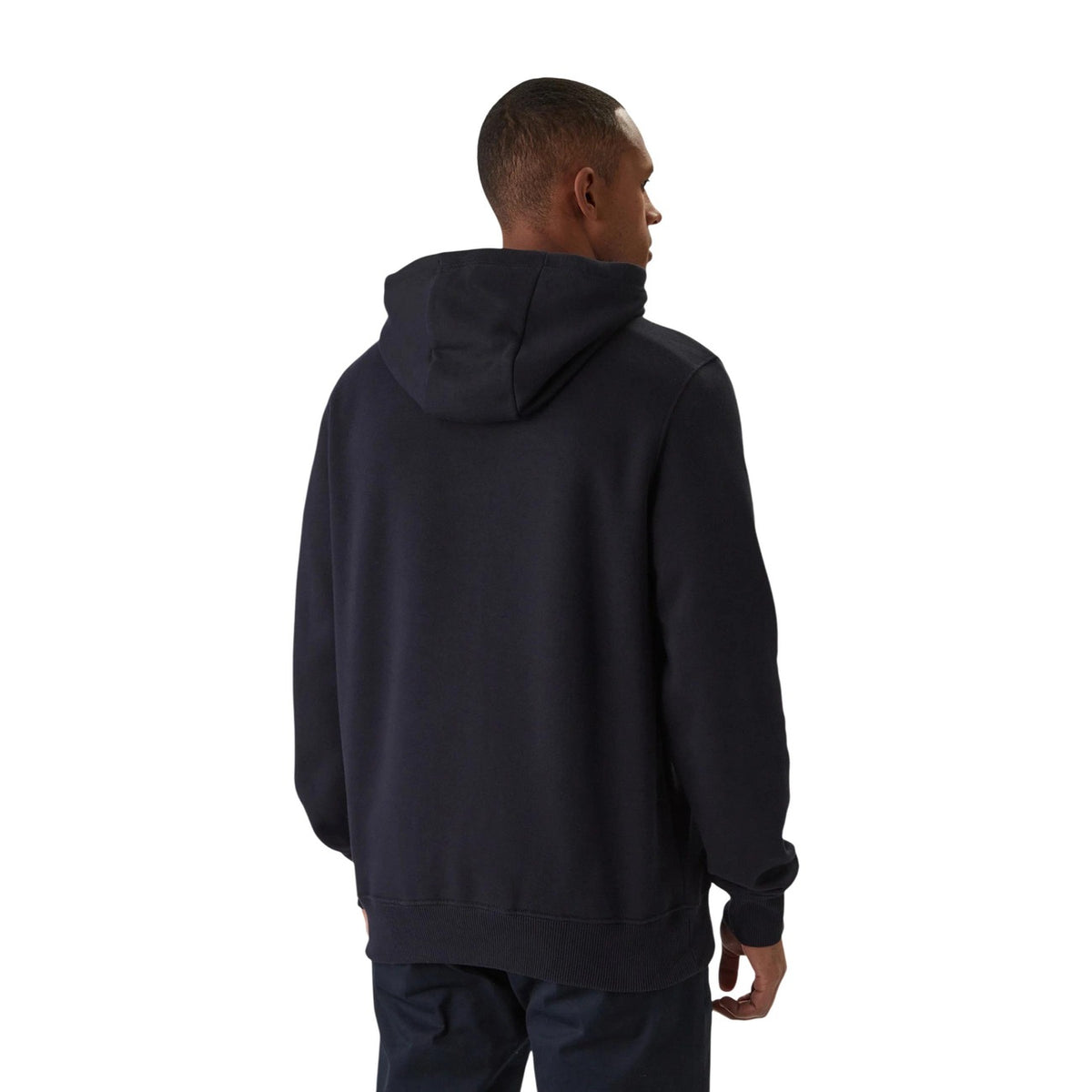 Image 3 : Sweatshirt Tommy Hilfiger homme blanc, vue de dos coupe droite — Delvale