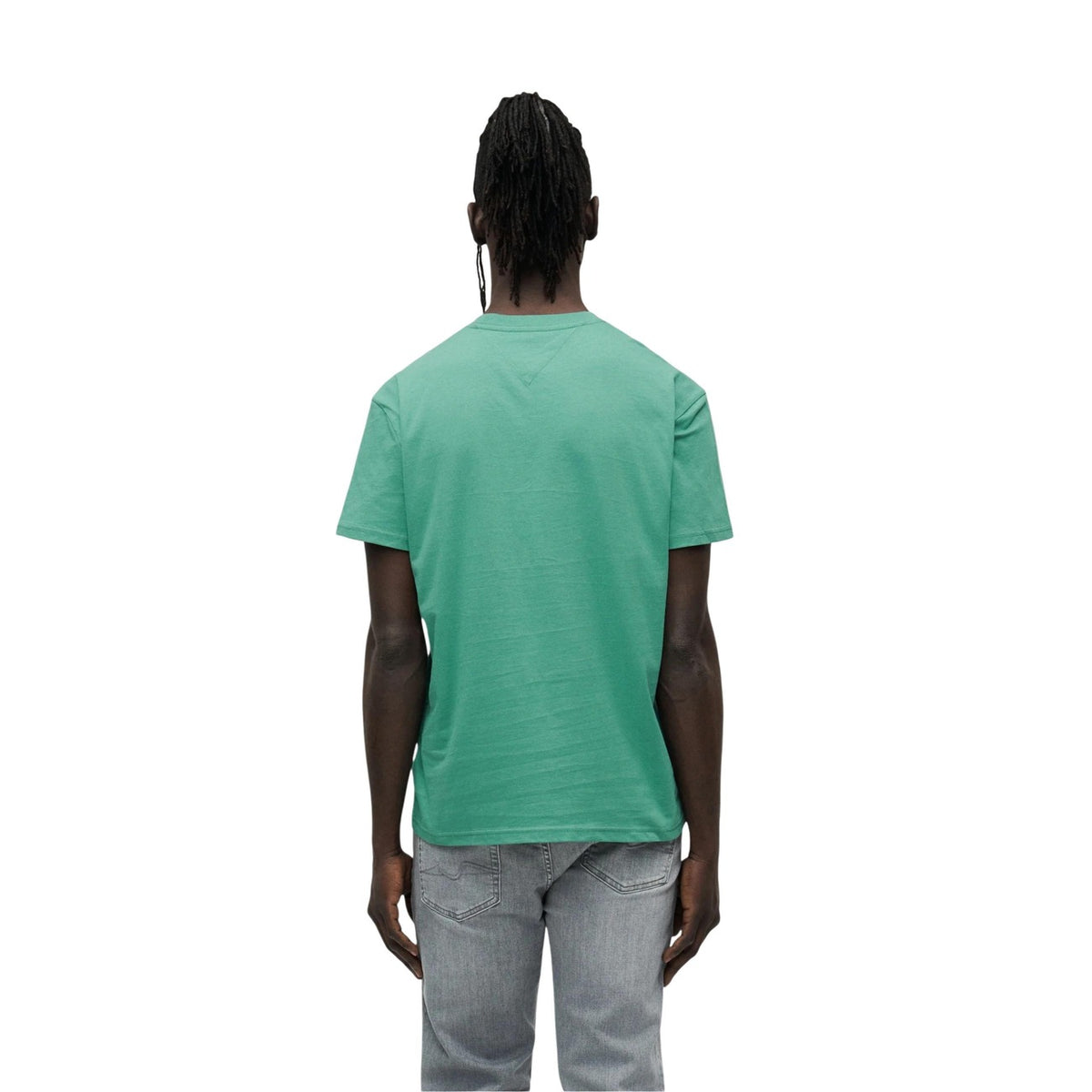Image 2 : T-shirt Tommy Hilfiger Jeans homme vert, détail de l'impression — Delvale
