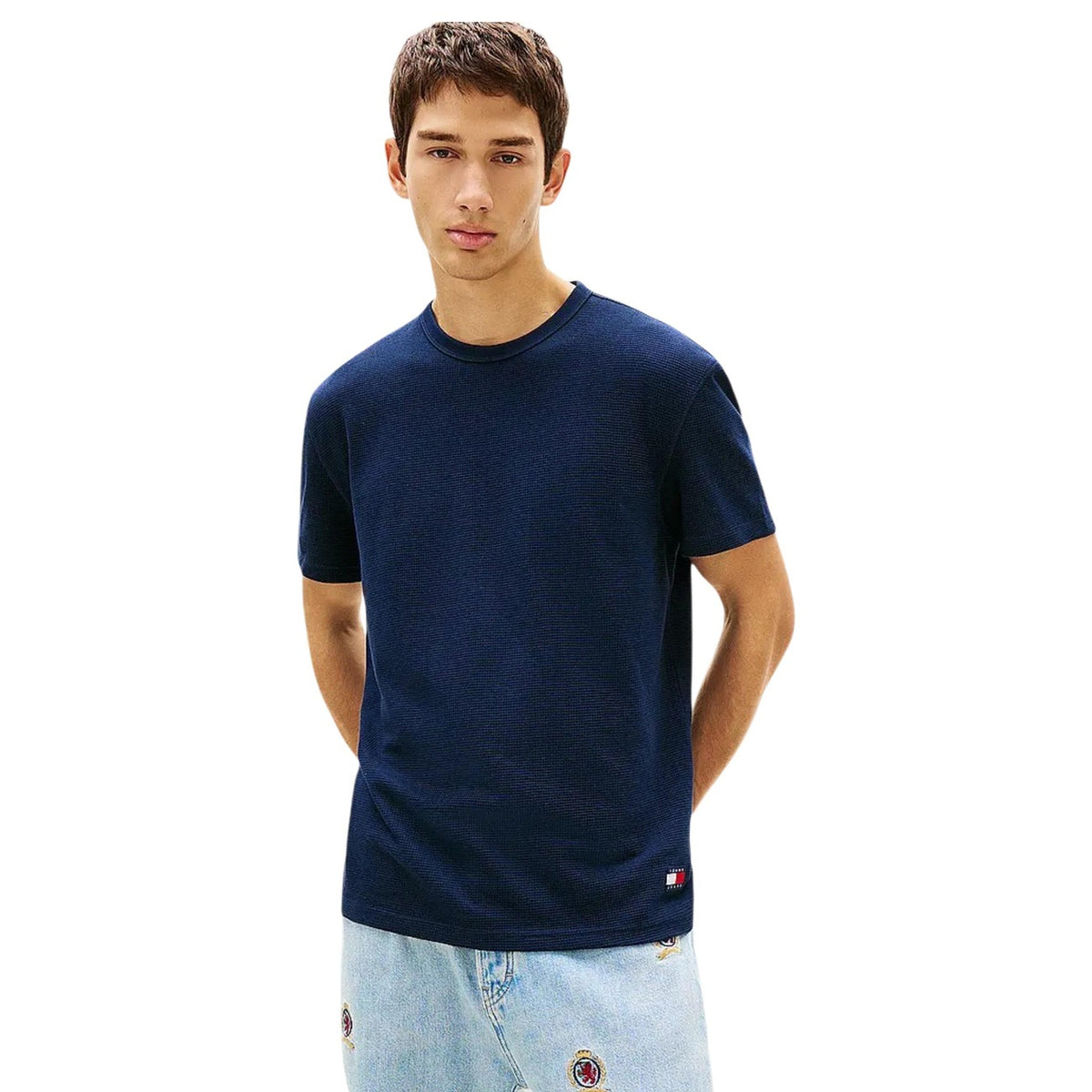 Image 4 : T-shirt homme Tommy Hilfiger Jeans noir vue d'ensemble — Delvale