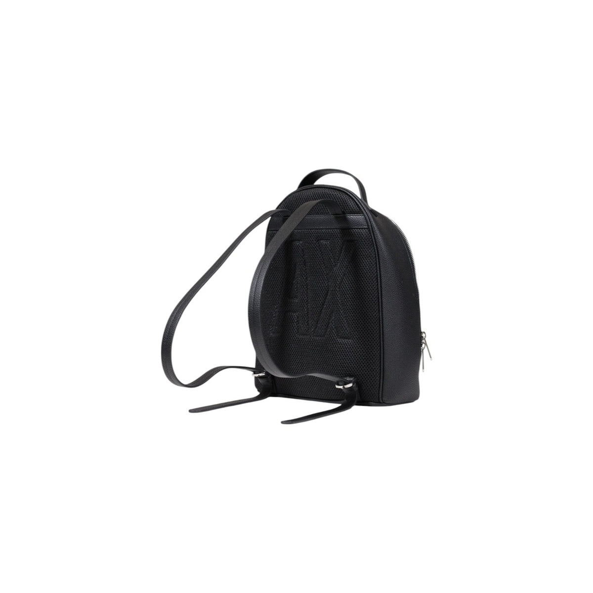 Image 4 : Vue latérale du sac à dos Armani Exchange femme noir, profil et épaisseur de 11 cm — Delvale