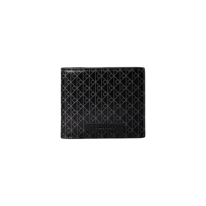 Image 1 : Portefeuille Calvin Klein femme noir avec imprimé élégant et compartiments multiples — Delvale