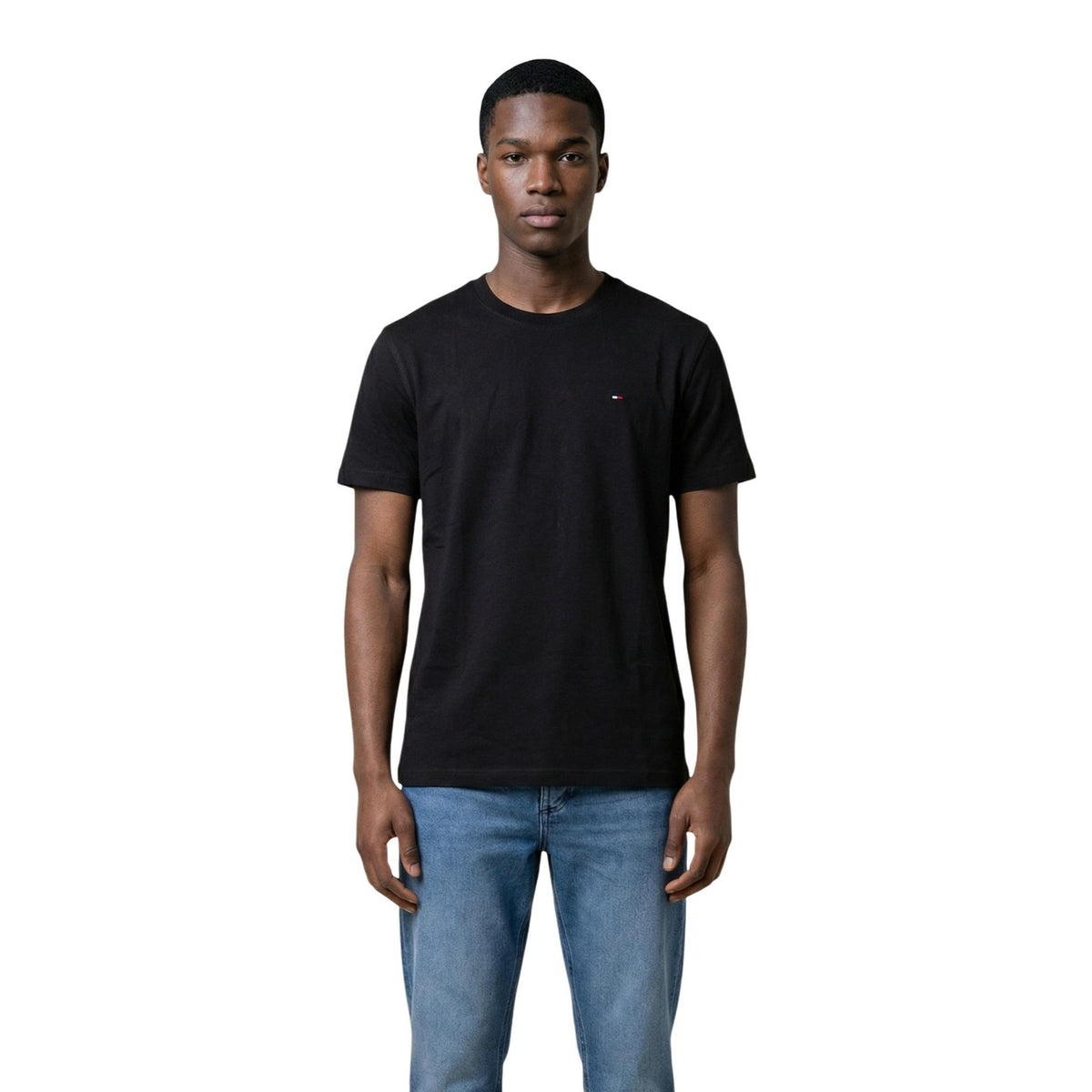 Image 4 : T-shirt blanc Tommy Hilfiger Jeans homme, vue de dos avec logo — Delvale