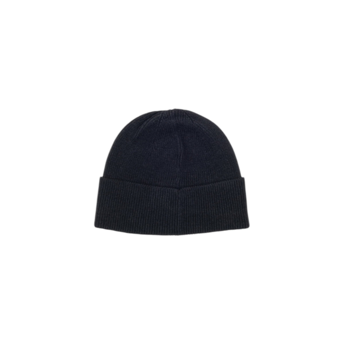 Bonnet Boss homme noir vue de profil — coupe côtelée ajustée fabrication italienne