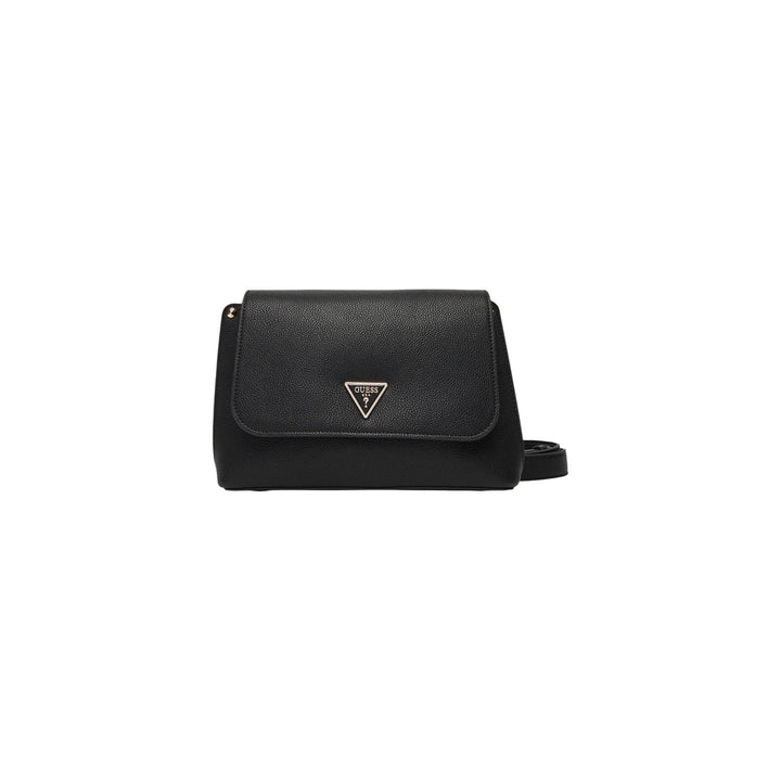 Image 1 : Sac bandoulière Guess femme noir en polyuréthane avec bandoulière ajustable — delvale
