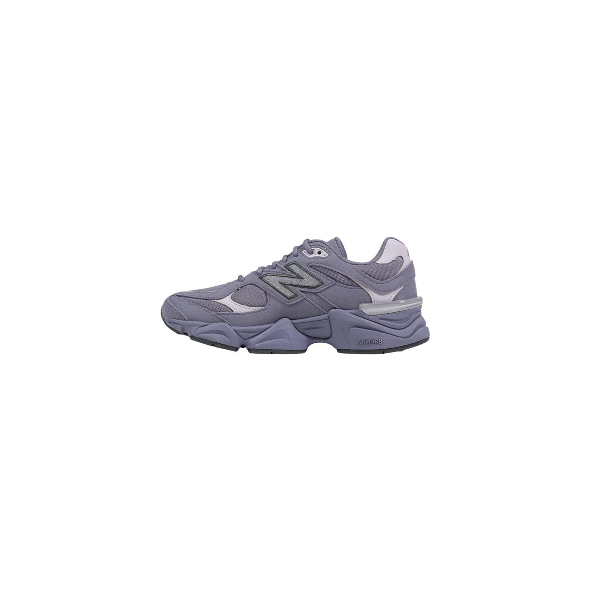 Image 3 : Baskets New Balance 9060 femme violet gris vue d'ensemble design minimaliste — Delvale