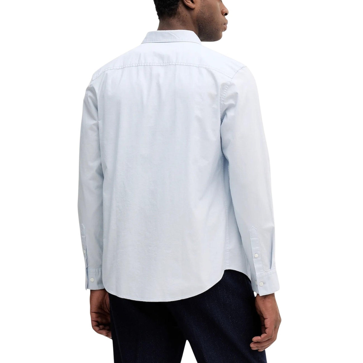 Image 3 : Vue dos chemise Calvin Klein Jeans homme bleu azur coupe regular — Delvale