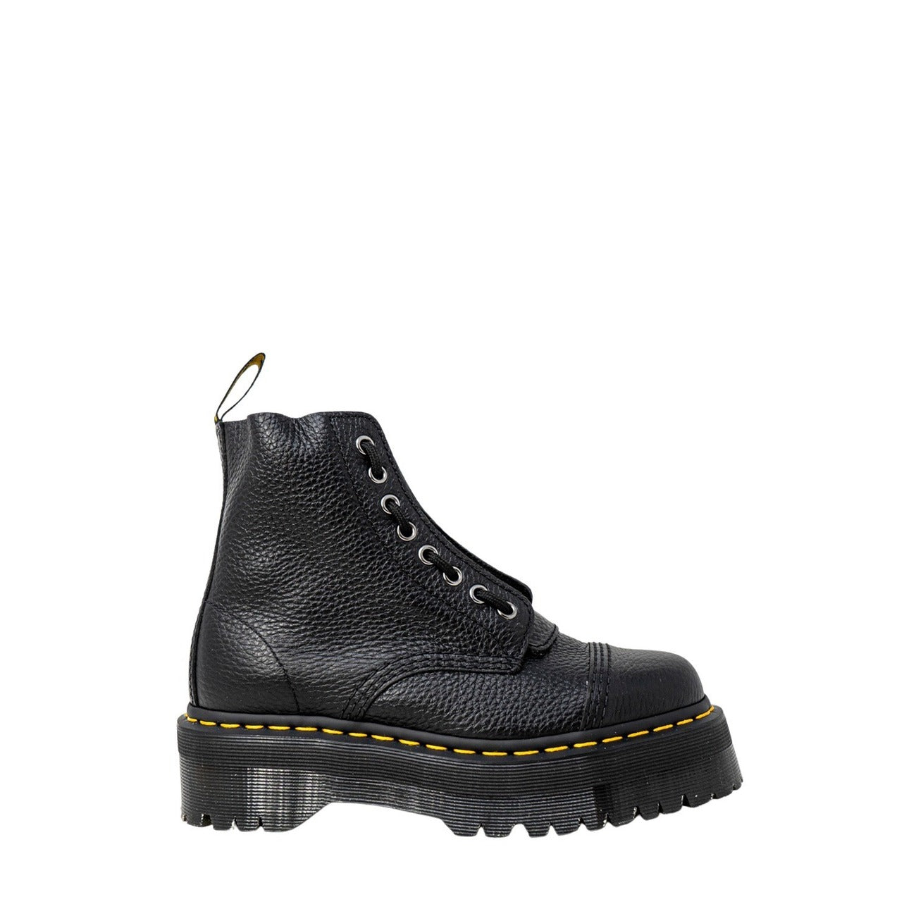 Dr. Martens Sinclair noire femme en cuir vue latérale extérieure