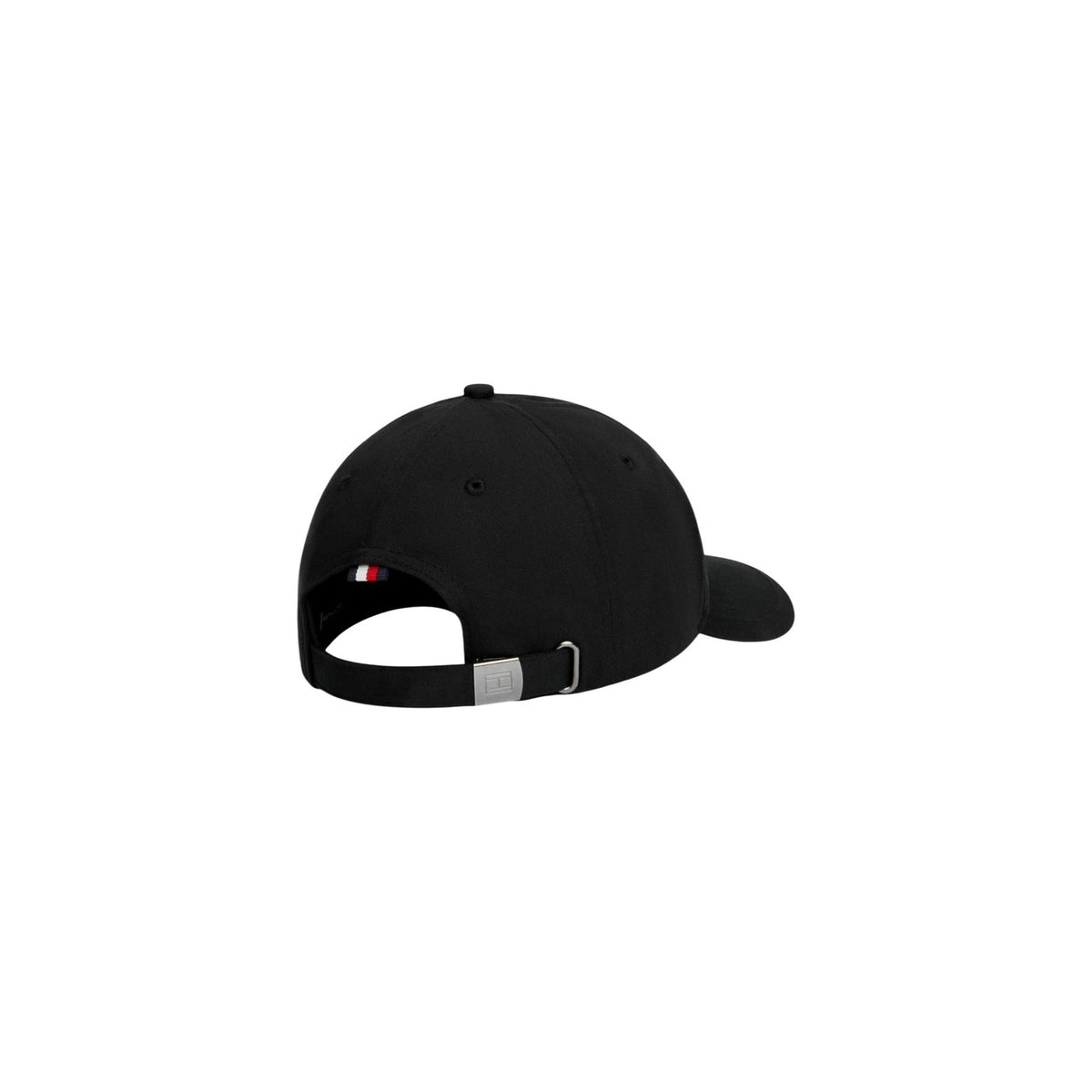 Image 3 : Vue de face de la casquette baseball Tommy Hilfiger x Cadillac F1 Team en coton organique noir — Delvale