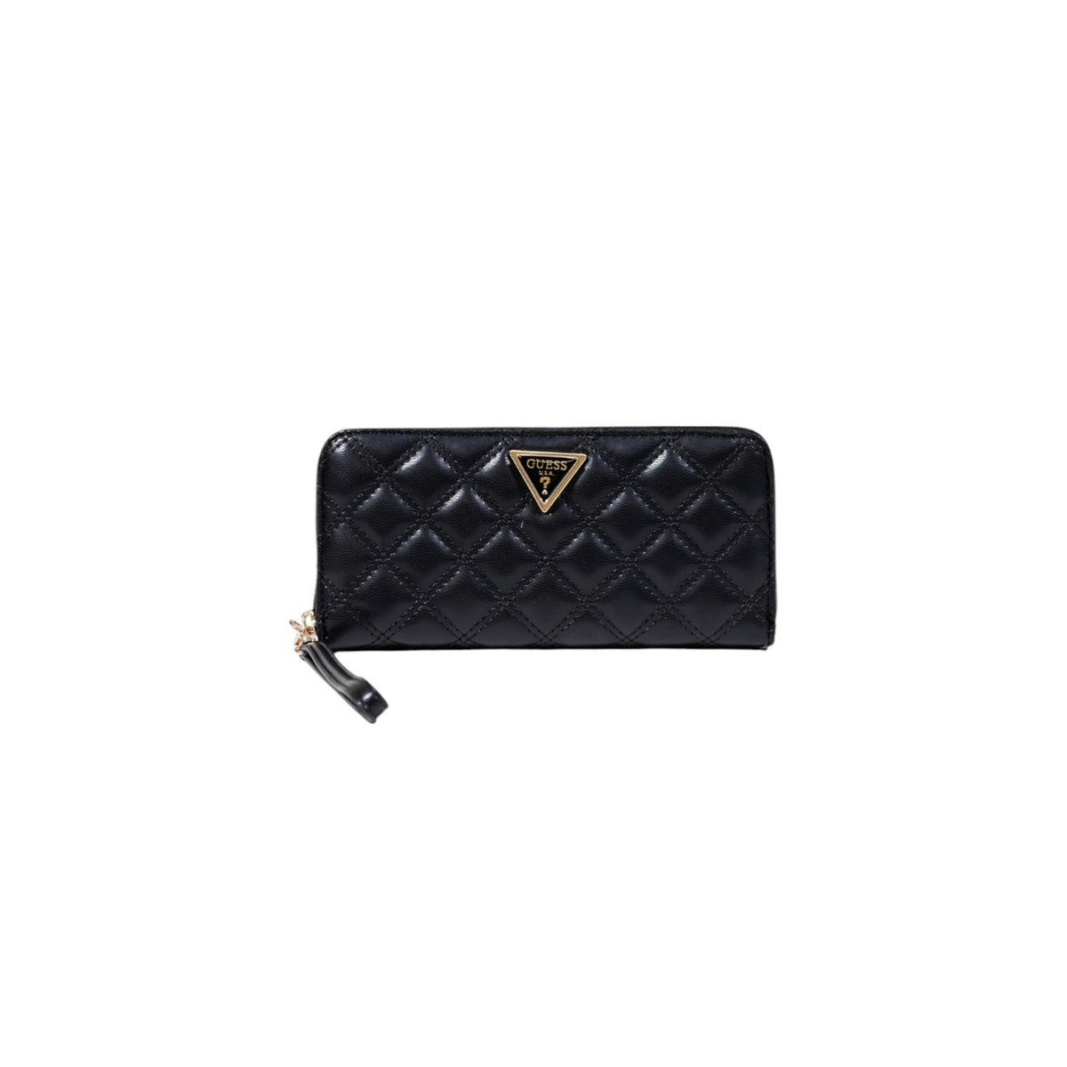 Image 1 : Portefeuille Guess femme noir avec fermeture zip élégante — delvale