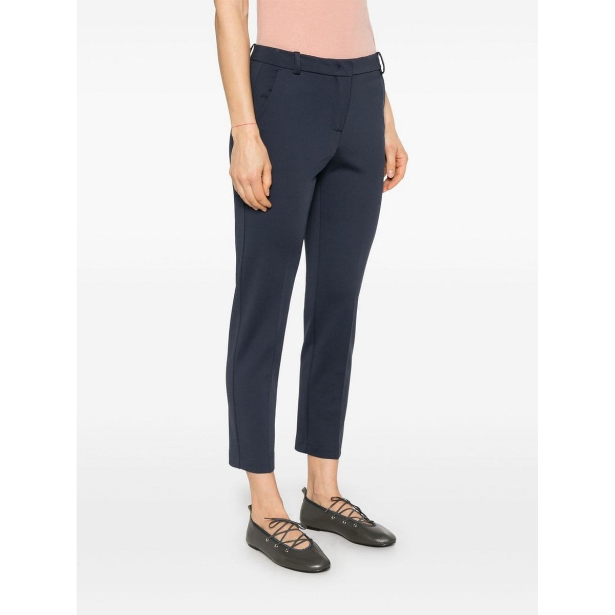 Image 3 : Pantalon femme Pinko bleu élégant style italien premium — Delvale