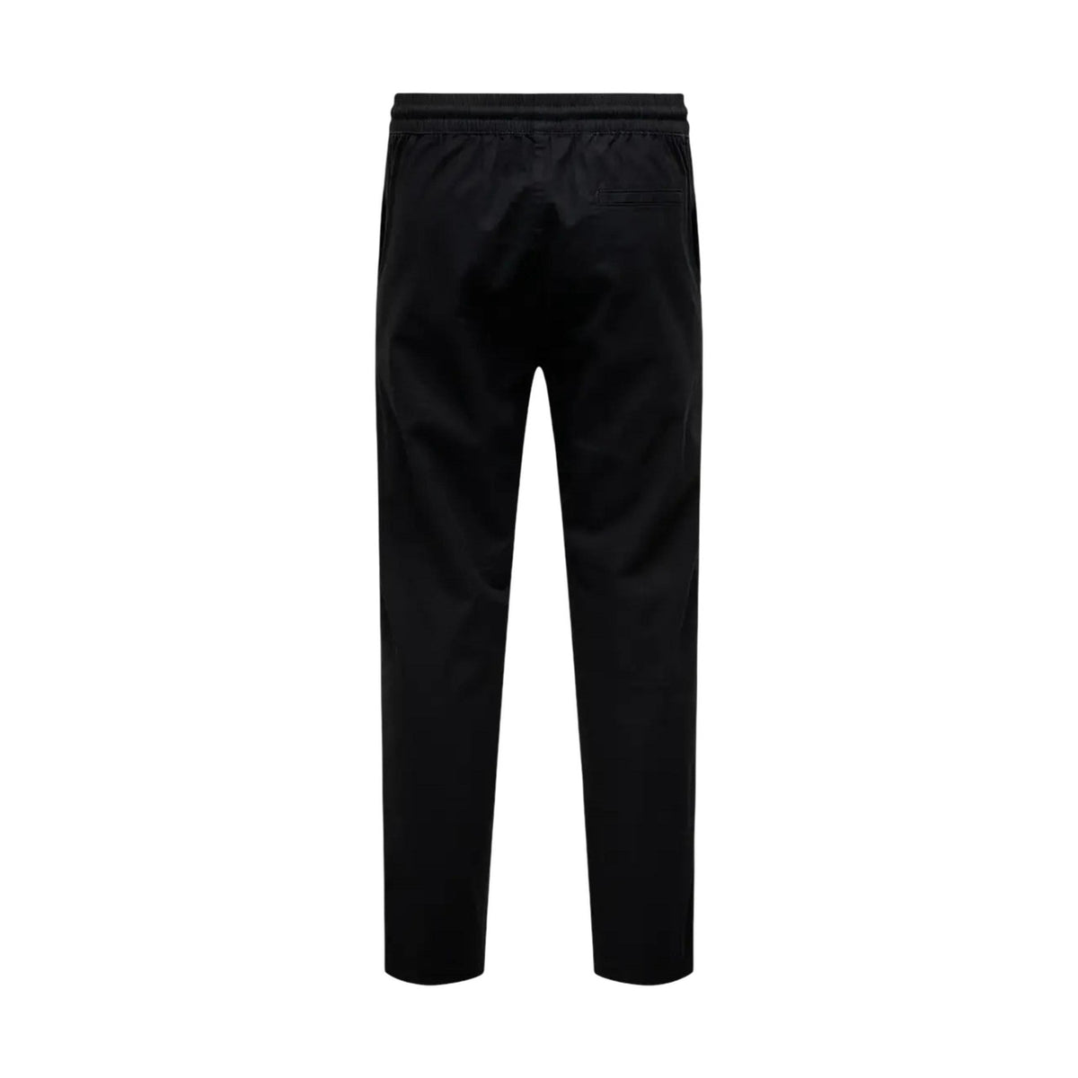 Image 2 : Détail du pantalon Only & Sons noir homme avec poches frontales et arrières — Delvale