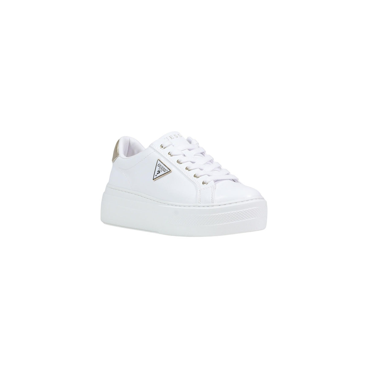 Image 2 : Baskets femme Guess blanc style sportif vue de côté — delvale