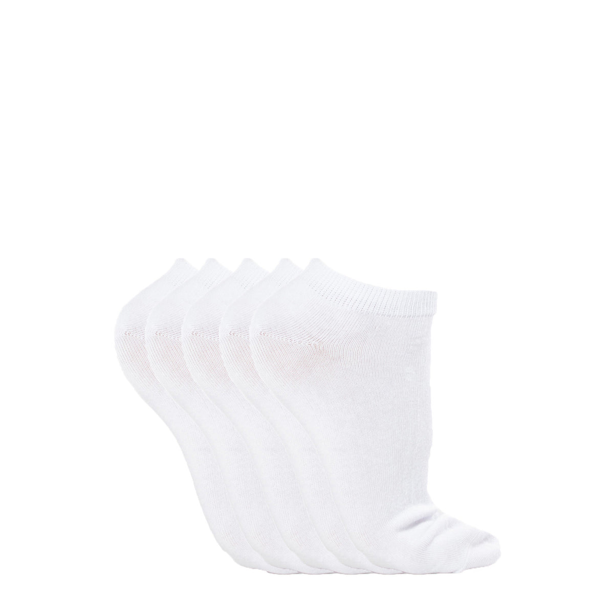 Image 4 : Chaussettes basses homme Jack & Jones lot de 5 paires marine, vue packshot fond blanc — Delvale