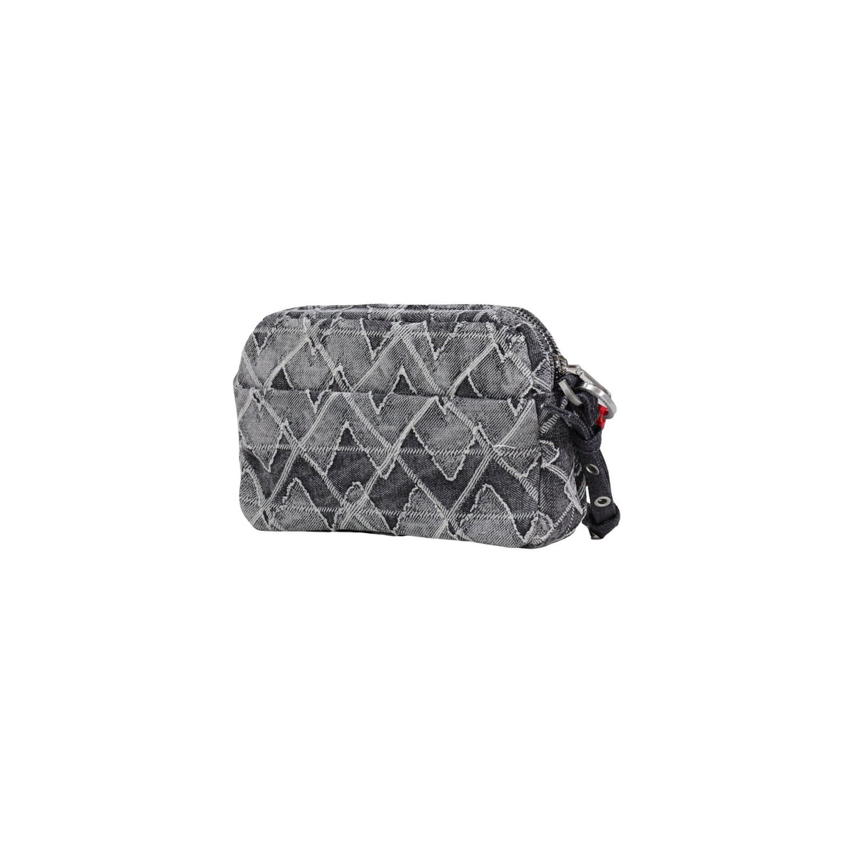 Image 3 : Vue d'ensemble sac bandoulière Desigual femme format compact avec rivets et fermeture zip rouge — delvale