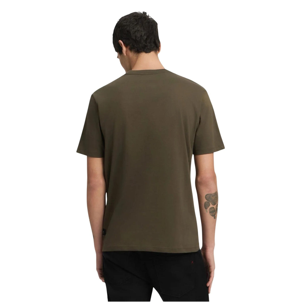 Image 2 : Vue détaillée t-shirt Replay homme vert coupe moderne et confortable — Delvale