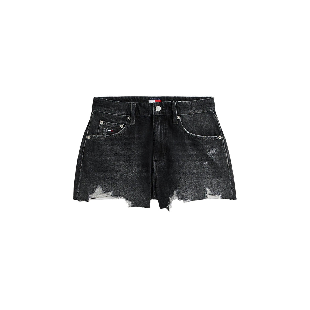 Image 3 : Vue d'ensemble short noir Tommy Hilfiger Jeans en coton bio style décontracté — Delvale