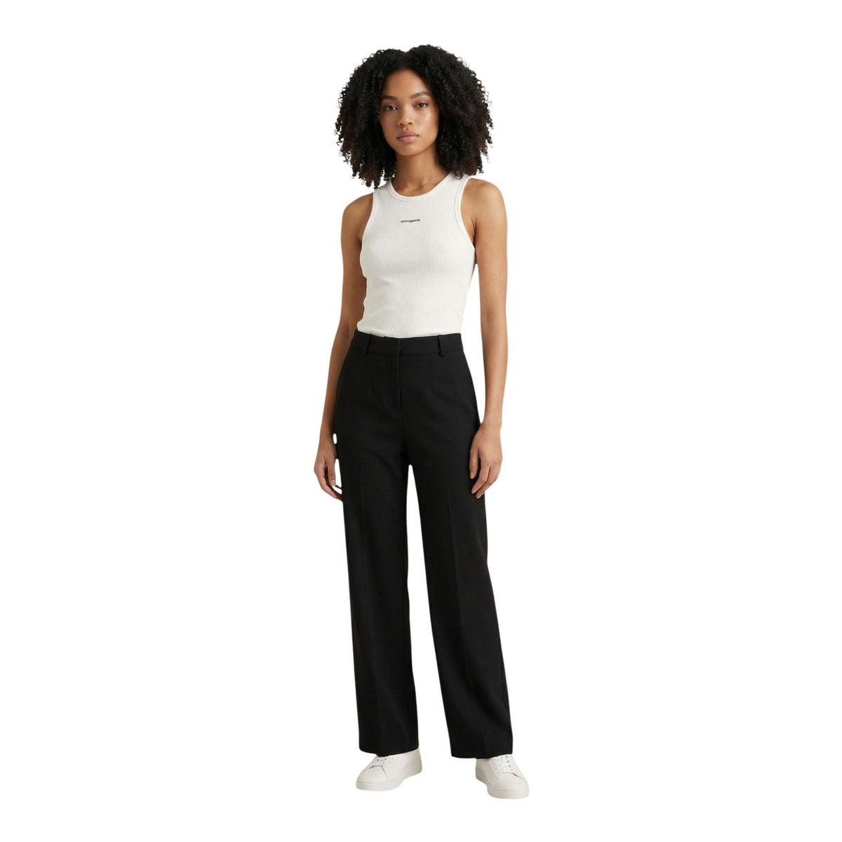 Image 2 : Haut femme blanc sans manches Tommy Hilfiger Jeans détail col rond — Delvale