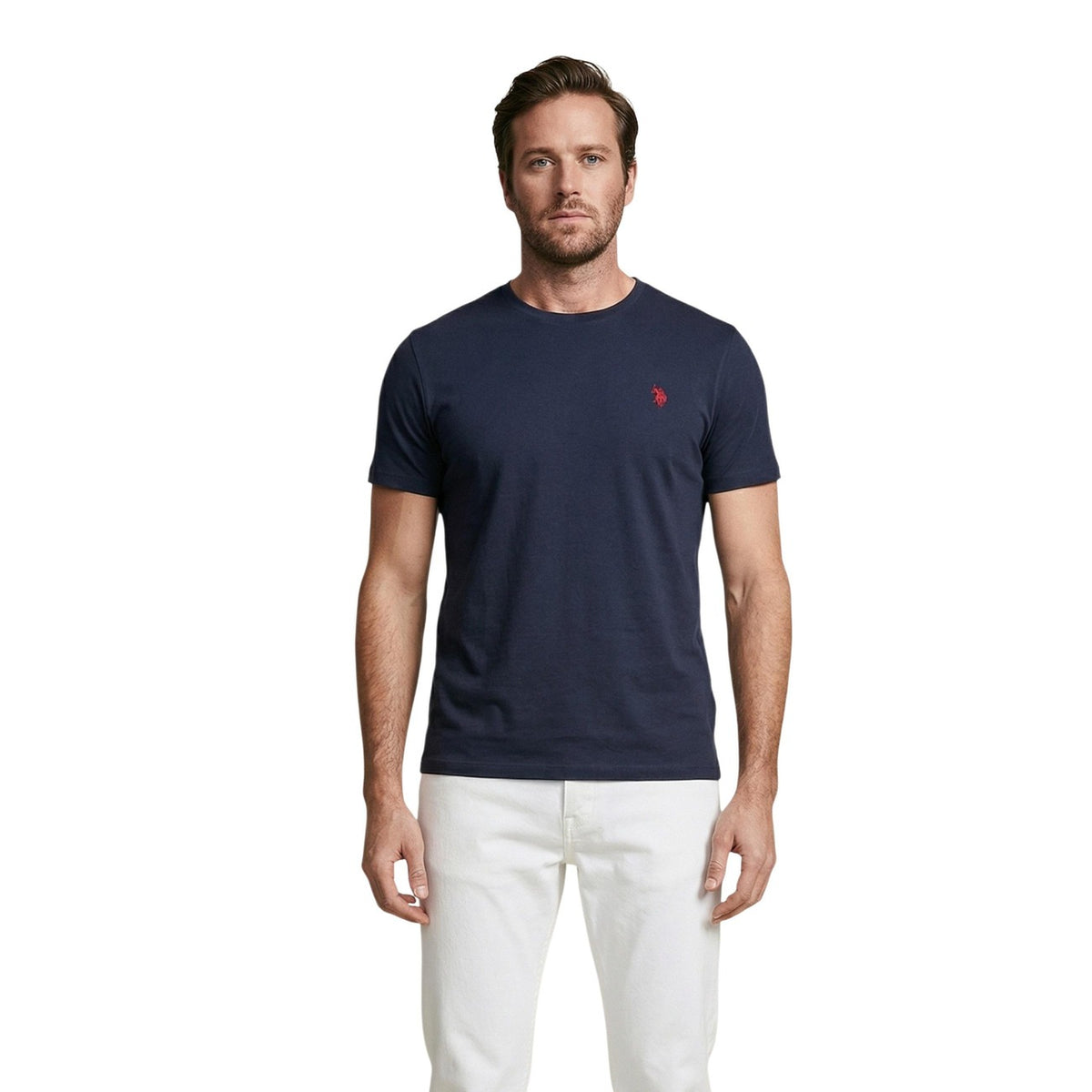 Image 6 : Vue de dos du t-shirt homme U.S. Polo Assn. jaune moutarde, coupe slim — Delvale