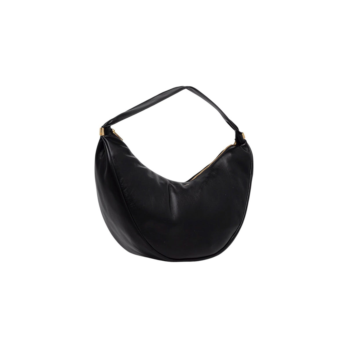Image 3 : Sac Calvin Klein noir forme croissant moderne, silhouette bombée élégante — delvale