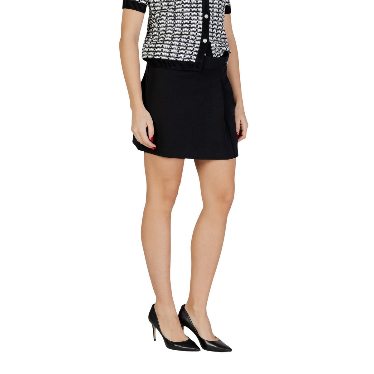 Image 3 : Jupe femme noire Only style contemporain matière stretch — delvale