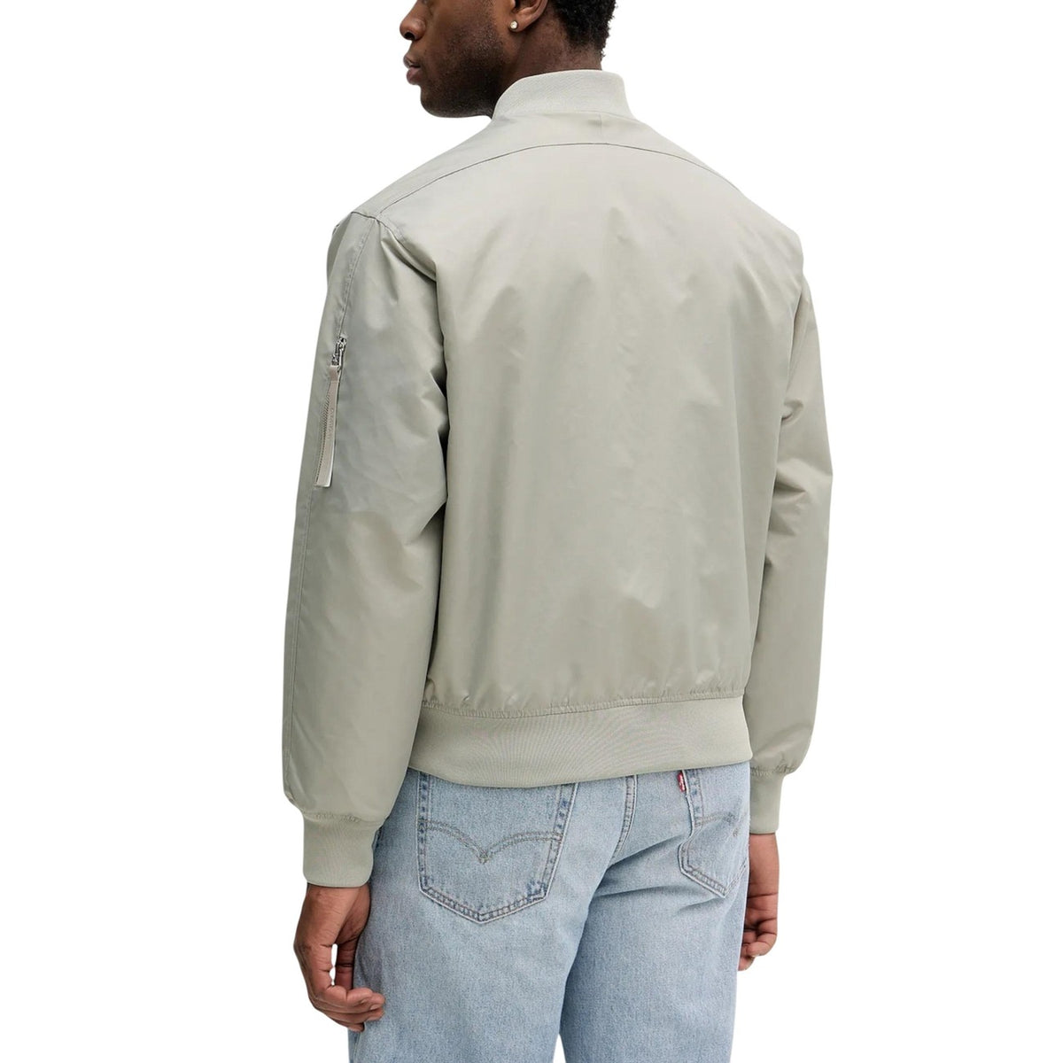 Image 3 : Vue d'ensemble veste Calvin Klein Jeans homme verte, coupe moderne et élégante — Delvale