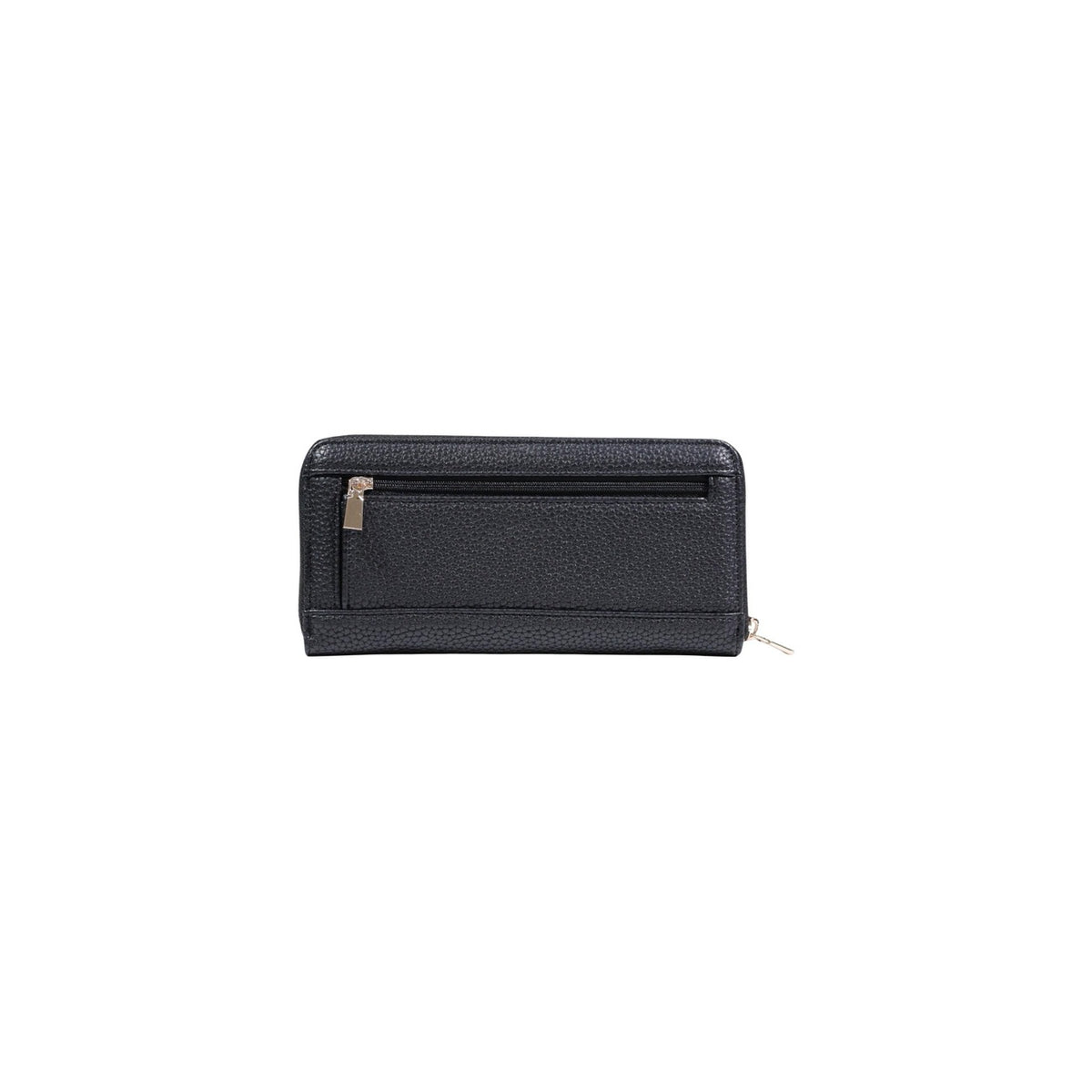 Image 3 : Vue d'ensemble portefeuille Guess femme noir zippé compact — delvale